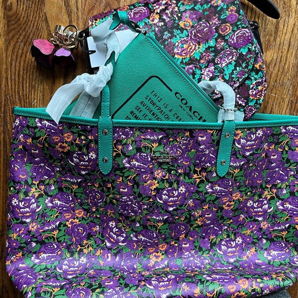 NWT! Coach 3 piece RARE Mohair saddlebagset- price only for today firm!!!! - Picture 7 of 12